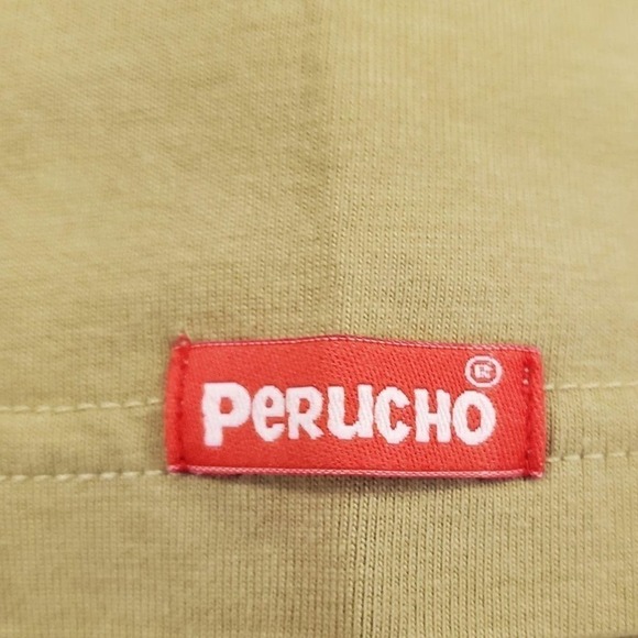 Women's Size Large Perucho Llama Mint Green Graphic Novelty Short Sleeve Tee - Picture 4 of 7